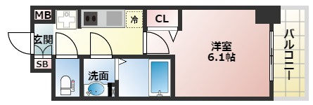 【間取り】 | プレデコート天王寺EAST