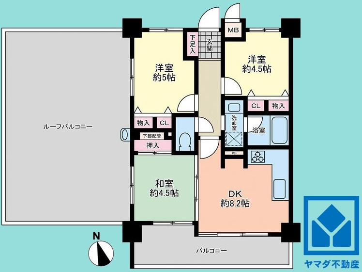 エスリード淀の間取り