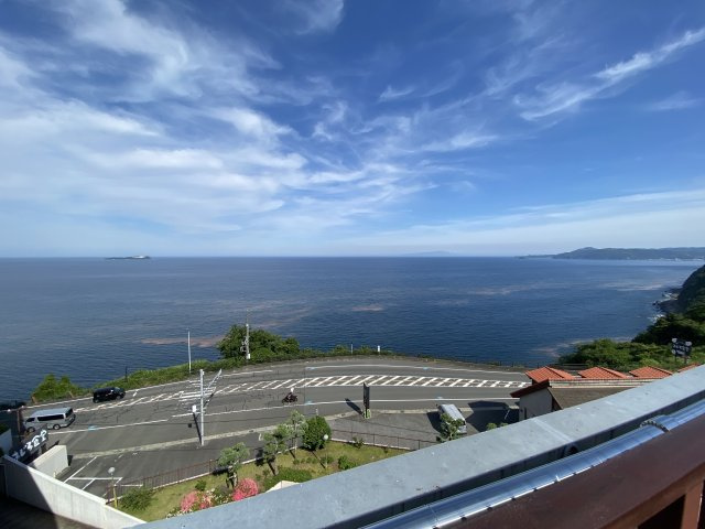 マンション南熱海の展望|相模湾を一望できます