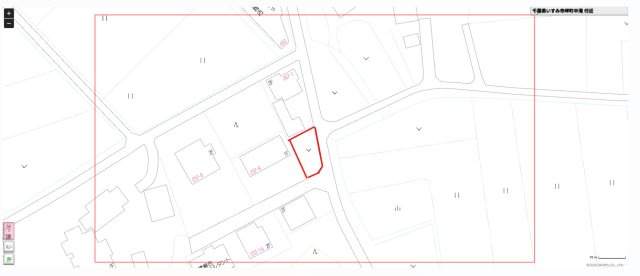 いすみ市岬町中滝　売地の土地図