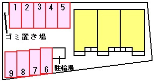 レスポアールの区画図