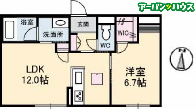 グレースヴィラ西崎の間取り