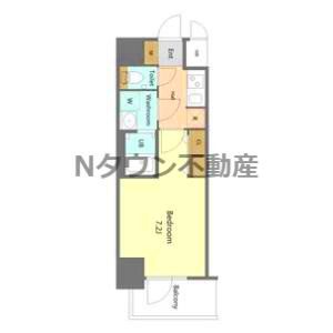 【間取り】 | S-RESIDENCE名古屋菊井aline(アライン) | 間取りです。