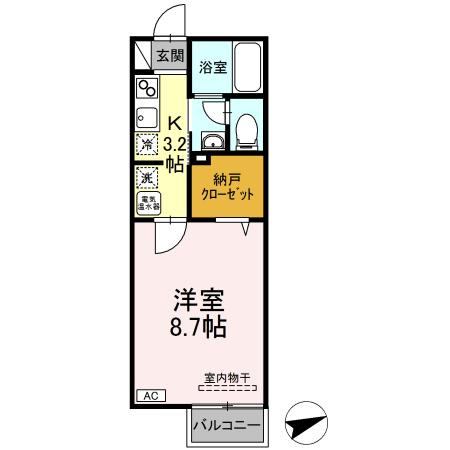 サニーヒルズ　Ⅱの間取り