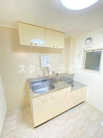 大阪市淀川区西中島５丁目の賃貸マンションのキッチン