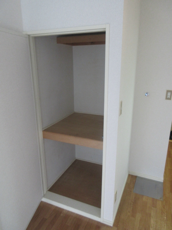 約半間分の物入付きです。奥行きがありたくさんの物が入ります♪