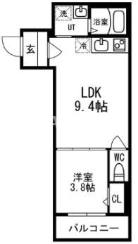 Ｍ－ｃｉｔｙ千林大宮Ⅱの間取り