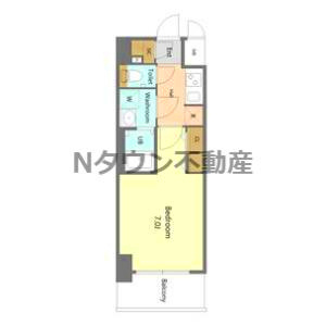 【間取り】 | S-RESIDENCE名古屋菊井aline(アライン) | 間取りです。