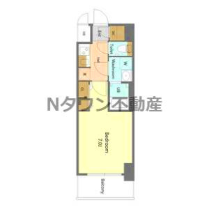 【間取り】 | S-RESIDENCE名古屋菊井aline(アライン) | 間取りです。