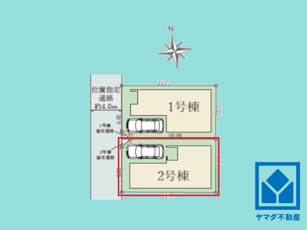 伏見区深草仙石屋敷町　1期の区画図