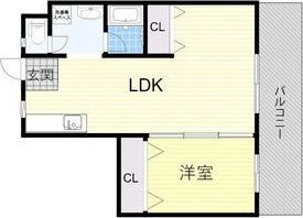 マンション忠岡の間取り