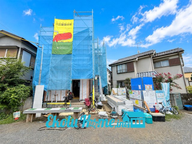 武蔵村山学園第4　全1棟の外観|現地 （2026年9月）撮影
※空はCG加工しています。