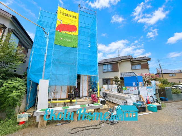 武蔵村山学園第4　全1棟の外観|現地 （2026年9月）撮影
※空はCG加工しています。
