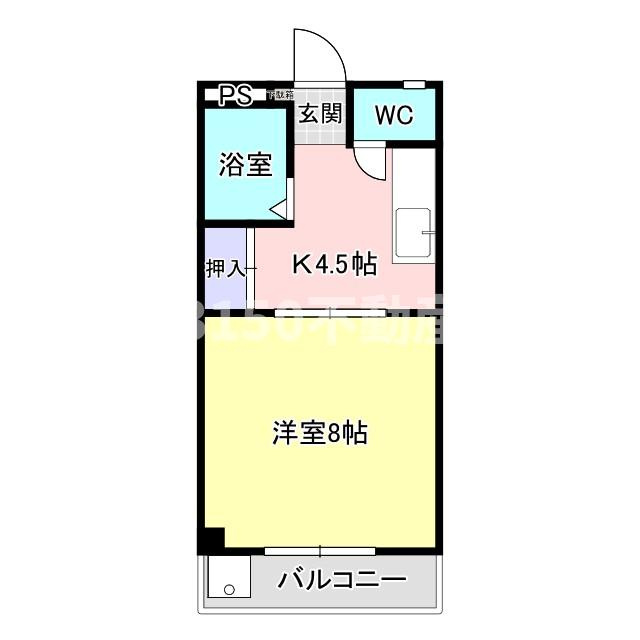 コーポグランデ立花の間取り