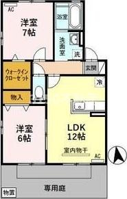 サニーコート　C棟の間取り