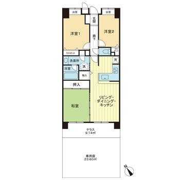 【間取り】 | ＬＭ門前仲町古石場パークサイド