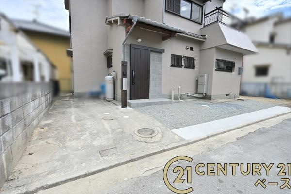 御所市櫛羅　一戸建の駐車場|■現地撮影写真■こちらは現地駐車スペースです！
