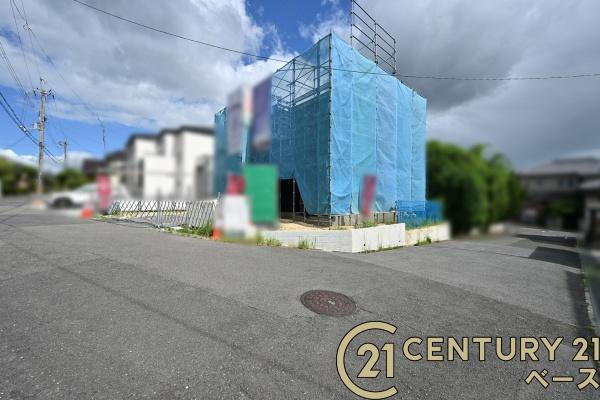 奈良市東登美ヶ丘２丁目の新築一戸建の前面道路含む現地写真|■現地撮影写真■