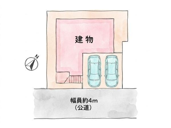 藤沢市辻堂太平台１丁目の新築一戸建の区画図