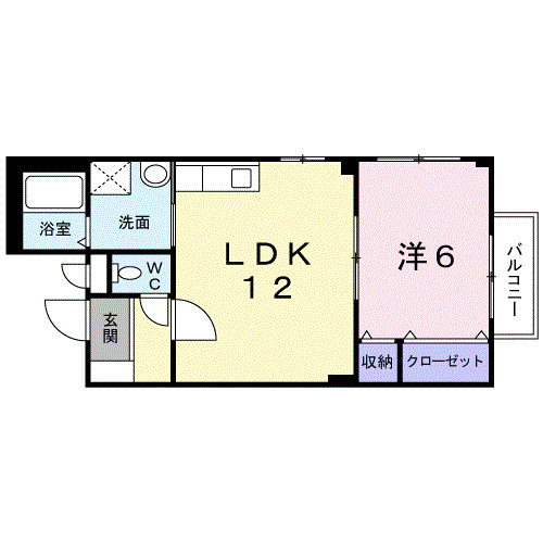 パ－クサイドＴの間取り