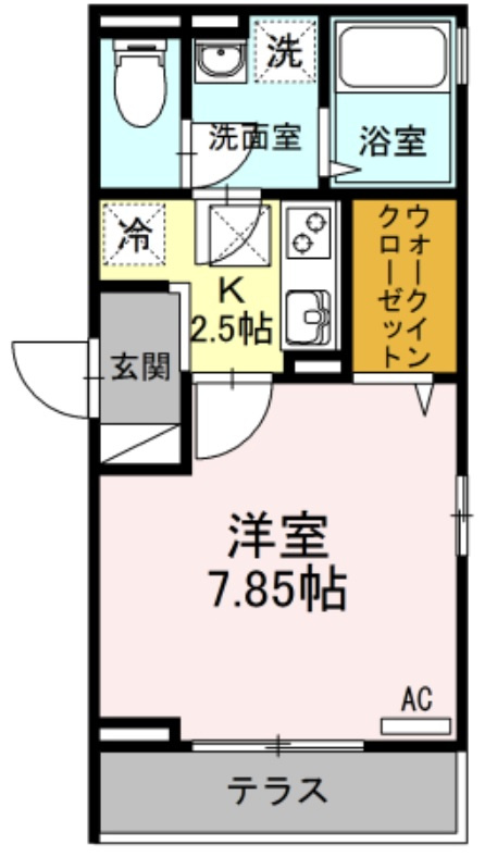 クレール本所の間取り