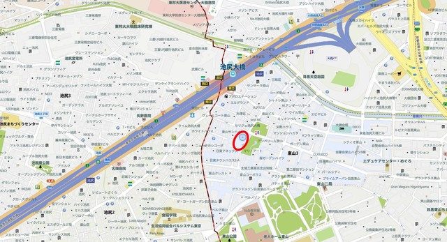Ｒｏｖｉｎｅ目黒東山の地図