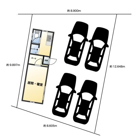 【区画図】 | 羽生市大字上新郷　中古戸建