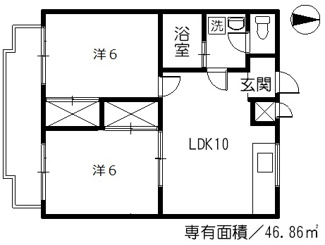 【間取り】 | 第３岡村ビル