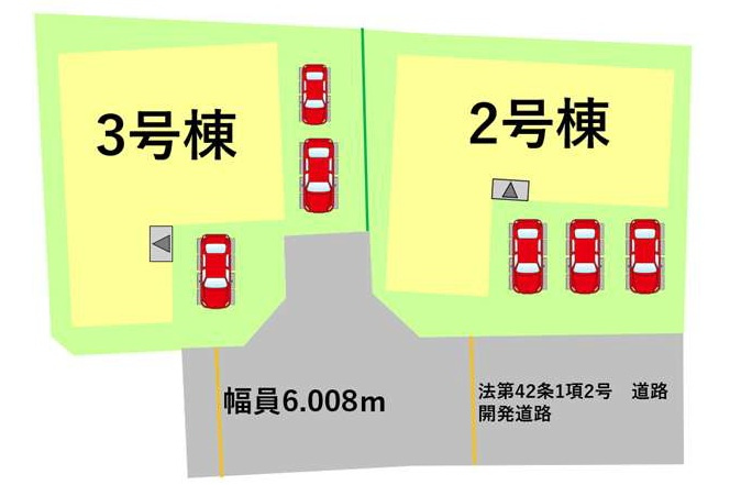よかタウン／合志市御代志13期／２号棟の区画図