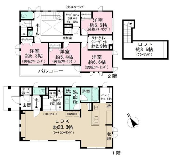 【間取り】 | 杉並区宮前228戸建賃貸