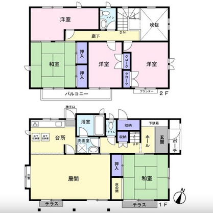 【間取り】 | 伊豆急南大室台　戸建