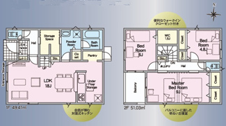 【間取り】 | クレイドルガーデン周南市楠木第3　一号地