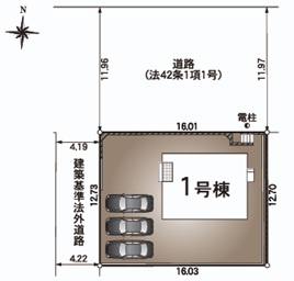 【区画図】 | クレイドルガーデン周南市楠木第3　一号地