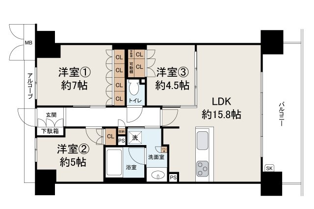 グランドパレス古市の間取り|現状でのお引渡しになります。詳細はお問合せください。