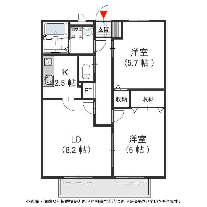 メゾン　ド　エトワール　Ａの間取り