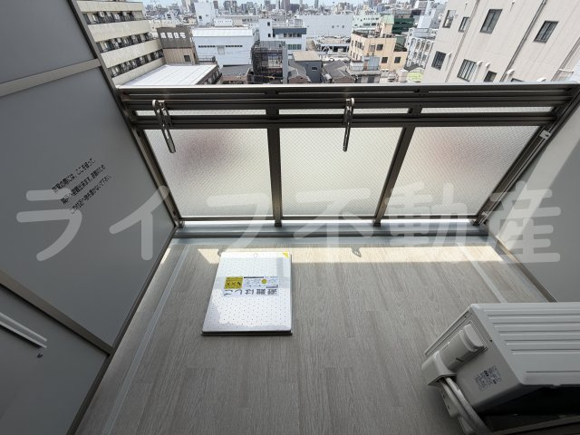 エスリード大阪イーストエッジのバルコニー