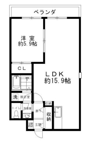 エトワール21の間取り