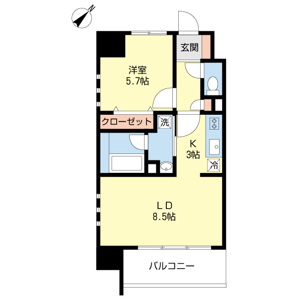 アドラシオンの間取り