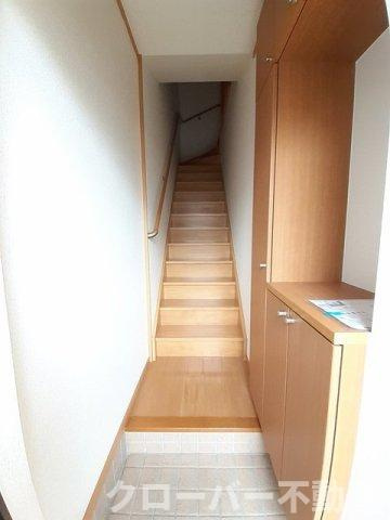 来夢１番館　Ａの玄関
