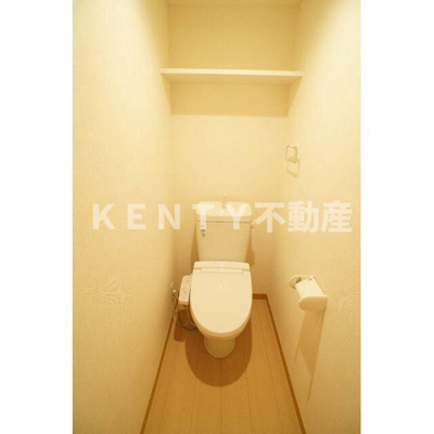 【トイレ】 | リラ石川台 | 落ち着いた色調のトイレです