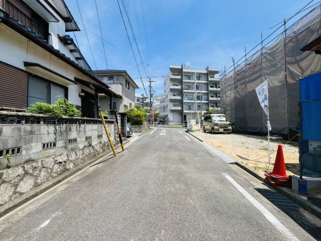 知多市日長台276『仲介手数料無料』新築一戸建て・建売の前面道路含む現地写真