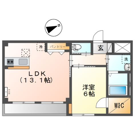 フロンティアの間取り