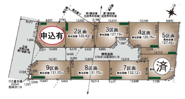 ＜全9区画＞近隣にコンビニ・ドラッグストアあり／瀬谷区阿久和東4丁目