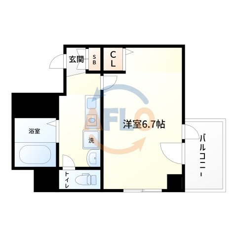 エスリード梅田西第二の間取り|エスリード梅田西第2　間取り