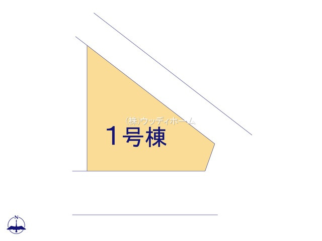 越谷市西方3期　新築一戸建ての区画図