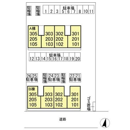 プレミール Bの区画図