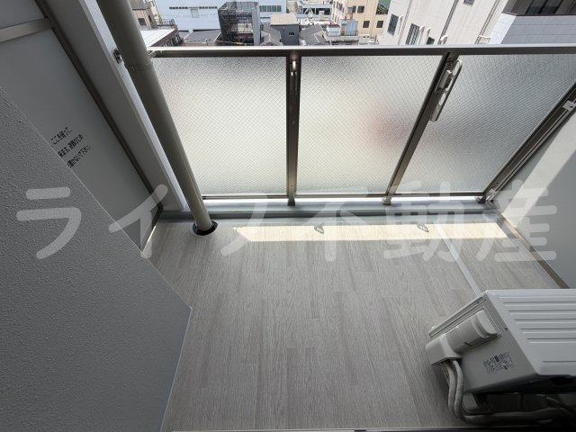 エスリード大阪イーストエッジのバルコニー