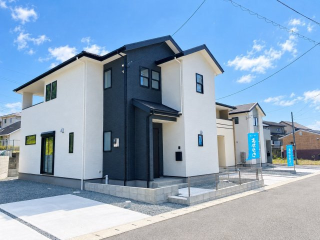 よかタウン／大津町引水8期／９号棟の前面道路含む現地写真