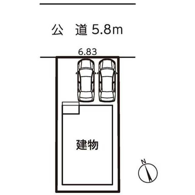 仲介手数料無料）津島市喜楽町の区画図| 