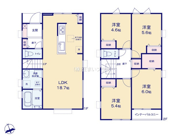 仲介手数料無料）津島市喜楽町の間取り